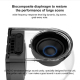 Mini Enceinte Bluetooth 3D Stéréo Magnétique Sans Fil HiFi Transparente Avec Sac De Rangement Autonomie 8h - www.yonis-shop.com