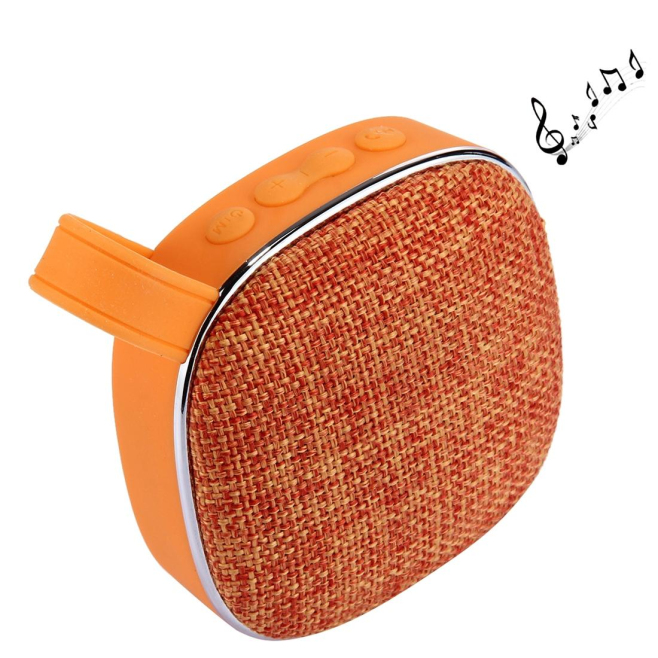 Enceinte Bluetooth Portable Design Tissu Avec Micro Intégré Appels Mains Libres Carte TF AUX 10m Khaki - www.yonis-shop.com