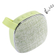 Enceinte Bluetooth Portable Design Tissu Avec Micro Intégré Appels Mains Libres Carte TF AUX 10m Khaki - www.yonis-shop.com