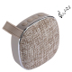 Enceinte Bluetooth Portable Design Tissu Avec Micro Intégré Appels Mains Libres Carte TF AUX 10m Khaki - www.yonis-shop.com