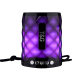 Mini Enceinte Bluetooth Portable Avec Lumières Colorées Autonomie 2H Radio FM Lecteur Micro SD