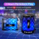 Mini Enceinte Bluetooth Portable Avec Lumières Colorées Autonomie 2H Radio FM Lecteur Micro SD - www.yonis-shop.com