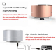 Enceinte Bluetooth A10 Mini PortableAppels Mains-Libres et LED Intégrée Carte TF 32GB Compatible - www.yonis-shop.com