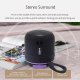 Mini Enceinte Bluetooth Stéréo Portable LED Son 360 TWS Haut-Parleur Sans Fil Autonomie Longue Durée Compatible MP3 USB TF - ...
