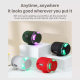Mini Enceinte Bluetooth Stéréo Portable LED Son 360 TWS Haut-Parleur Sans Fil Autonomie Longue Durée Compatible MP3 USB TF - ...