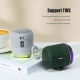 Mini Enceinte Bluetooth Stéréo Portable LED Son 360 TWS Haut-Parleur Sans Fil Autonomie Longue Durée Compatible MP3 USB TF - ...