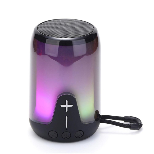 Enceinte Bluetooth Lumineuse RGB Portable Haute Puissance Son 360° TWS Autonomie Longue Durée Compatible MP3 WAV FLAC USB et ...