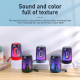 Enceinte Bluetooth Lumineuse RGB Portable Haute Puissance Son 360° TWS Autonomie Longue Durée Compatible MP3 WAV FLAC USB et ...