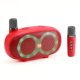 Enceinte Bluetooth Portable Puissante 8W Haut-Parleur Sans Fil avec Micro Karaoké Autonomie 3h Etanche Salle de Bain Support ...