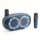 Enceinte Bluetooth Portable Puissante 8W Haut-Parleur Sans Fil avec Micro Karaoké Autonomie 3h Etanche Salle de Bain Support ...