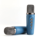 Enceinte Bluetooth Portable Puissante 8W Haut-Parleur Sans Fil avec Micro Karaoké Autonomie 3h Etanche Salle de Bain Support ...