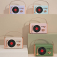 Mini Enceinte Bluetooth Rétro Ivoire 5 Modes Son 360° Autonomie 12h IPX5 - www.yonis-shop.com