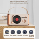 Mini Enceinte Bluetooth Portable Rétro Fantasy Purple Son Stéréo 360° 5 Modes de Lecture Bluetooth 5.3 Autonomie 12h IPX5 - w...