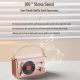 Mini Enceinte Bluetooth Portable Rétro Fantasy Purple Son Stéréo 360° 5 Modes de Lecture Bluetooth 5.3 Autonomie 12h IPX5 - w...