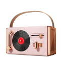 Mini Enceinte Bluetooth Rose Cerise R&eacute;tro Portable Son St&eacute;r&eacute;o 360&deg; 5 Modes Lecture Bluetooth 5.3 Autonomie 12h Waterproof IPX...