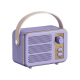 Mini Enceinte Bluetooth Portable Son Stéréo Hifi 360° Design Rétro Violet Avec Micro Intégré Autonomie 4h - www.yonis-shop.com