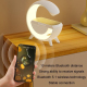Enceinte Bluetooth Lumineuse Charge Sans Fil et Haut-Parleur 5W Autonomie 6h Modes LED Ambiance - www.yonis-shop.com