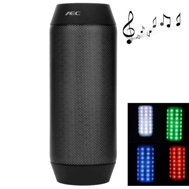 Enceinte Bluetooth Portable Avec Show Lumineux LED Et Micro Intégré Compatible Tous Smartphones Autonomie 8h Son Stéréo Puiss...