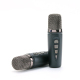Enceinte Bluetooth Karaoke Sans Fil Avec Micros Intégrés Autonomie 3h Etanche Son Stéréo 360° - www.yonis-shop.com
