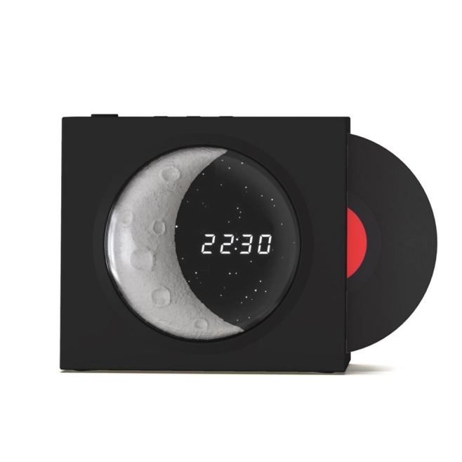 Enceinte Bluetooth Design Vinyle Horloge Syncro Téléphone Son Stéréo Haute Fidélité - www.yonis-shop.com