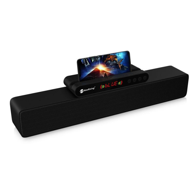 Enceinte Bluetooth Portable 10W Stéréo TWS Son Surround Puissant Haut-Parleur Intégré Radio FM Micro HD LED Multifonction - w...