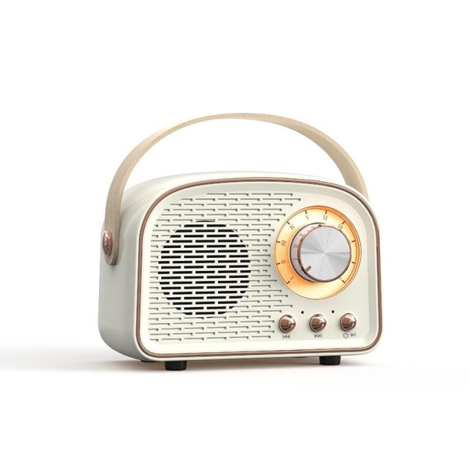Enceinte Bluetooth Vintage Support Carte TF U Disk TWS FM Autonomie 8H Speaker 3W - www.yonis-shop.com