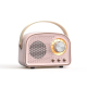 Enceinte Bluetooth Vintage Support Carte TF U Disk TWS FM Autonomie 8H Speaker 3W - www.yonis-shop.com