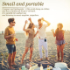 Mini Enceinte Bluetooth Portable Avec Lumière LED Son Stéréo 360° Et Fonction TWS Lecture USB Micro SD Et Radio FM - www.yoni...