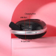 Mini Enceinte Bluetooth Portable Avec Lumière LED Son Stéréo 360° Et Fonction TWS Lecture USB Micro SD Et Radio FM - www.yoni...