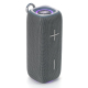 Enceinte Bluetooth Portable 3D Stéréo Avec Subwoofer Sans Fil Lumière LED Multicolore Etanche Fonction Appel Micro Anti-Bruit...
