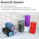 Enceinte Bluetooth Portable 3D Stéréo Avec Subwoofer Sans Fil Lumière LED Multicolore Etanche Fonction Appel Micro Anti-Bruit...