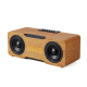 Enceinte Bluetooth Multifonction Réveil Design Bois Son 3D Puissance 24W Batterie Longue Durée