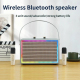 Enceinte Bluetooth Rétro Avec Effet Lumière Coloré Et Microphone HD Son Haute Qualité Sans Perte Autonomie 8h - www.yonis-sho...