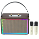 Enceinte Bluetooth Rétro Avec Effets Lumineux Colorés Et Microphone Haute Définition Son Puissant Et Connexion Stable - www.y...