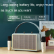 Enceinte Bluetooth Portable Effet Cuir Son Haute Qualité Basses Profondes Autonomie Longue Durée Bois Massif - www.yonis-shop...