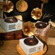 Mini Enceinte Bluetooth Vintage Multifonction Radio SD AUX FM Puissance 5W Autonomie 8h Charge Rapide - www.yonis-shop.com