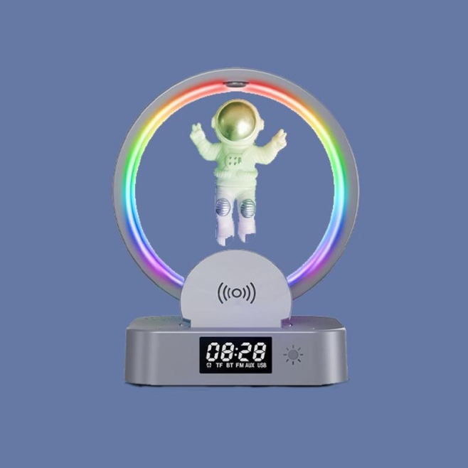 Enceinte Bluetooth Astronaute À Lévitation Magnétique Avec Son 360° Éclairage RGB Et Support Téléphone - www.yonis-shop.com