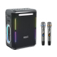 Enceinte Bluetooth Portable 300W TWS Avec Lumière LED Colorée Autonomie 20H Son Surround