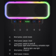 Enceinte Bluetooth Sans Fil Subwoofer Effets Lumineux Couleurs Support USB Compatible Multi-Scénarios Autonomie 1200mAh - www...