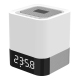 Enceinte Bluetooth Portable Avec Veilleuse LED Horloge Réveil Son Stéréo 3D Batterie 4000 mAh AUX TF Card FM Radio - www.yoni...