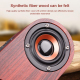Enceinte Bluetooth Bois Haut-Parleur Double Cornes Qualité Sonore 3W Puissance Ajustement Volume Batterie Longue Durée Micro ...