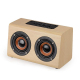 Enceinte Bluetooth Bois Double Haut-Parleurs Autonomie 8h Son Stéréo Micro Intégré - www.yonis-shop.com