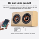 Enceinte Bluetooth Bois Double Haut-Parleurs Autonomie 8h Son Stéréo Micro Intégré - www.yonis-shop.com