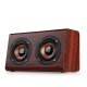 Enceinte Bluetooth Bois Double Haut-Parleurs Autonomie 8h Son Stéréo Micro Intégré - www.yonis-shop.com