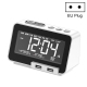 Enceinte Bluetooth Réveil Bureau Radio FM Chargeur USB Écran LCD Prise EU