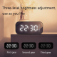 Enceinte Bluetooth Avec Horloge Et Miroir À Écran LCD Luminosité À Trois Niveaux Carte TF - www.yonis-shop.com