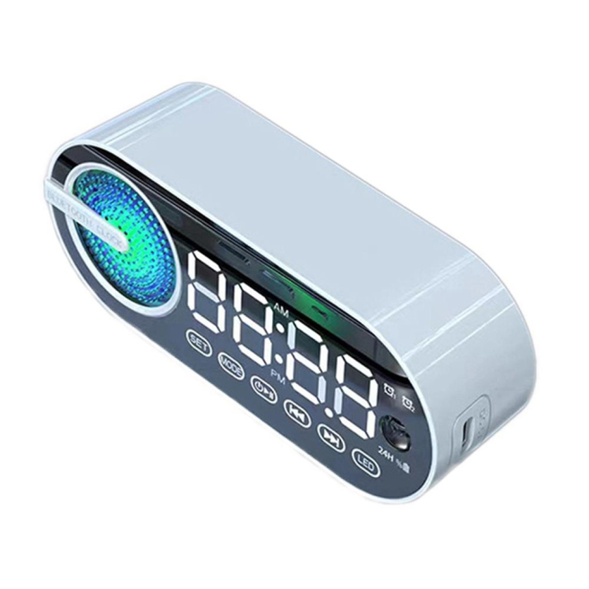 Enceinte Bluetooth Lumineuse Avec Alarme Et Subwoofer Intégré Puissance 3W Autonomie 36H Étanche IPX3 - www.yonis-shop.com