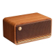 Enceinte Bluetooth Vintage Bois Puissante Portable Autonomie Longue Toucher Intuitif Son Stéréo