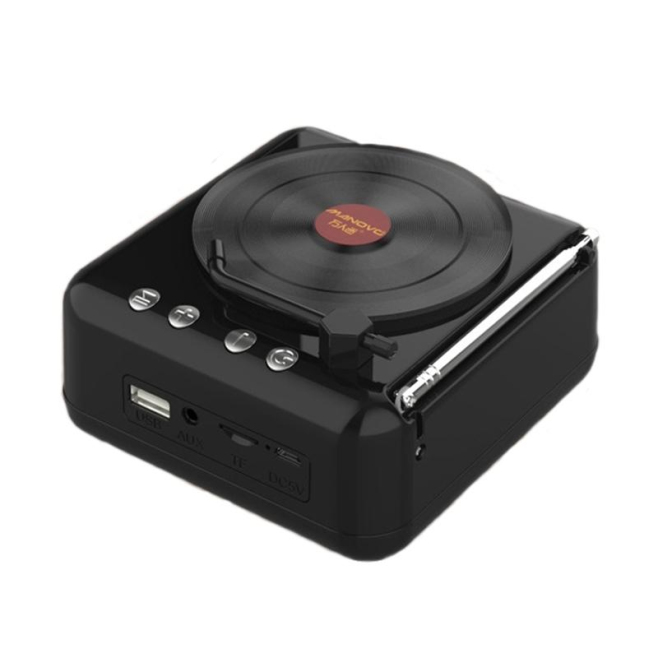 Enceinte Bluetooth Vintage Vinyle Haute Fidélité Portative Son HD 10H Autonomie Connexion Multiple et TWS - www.yonis-shop.com