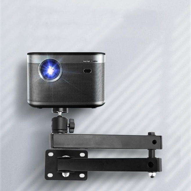Support Mural Vidéoprojecteur Bras Télescopique Pliable Charge 5kg Universel 360° - www.yonis-shop.com